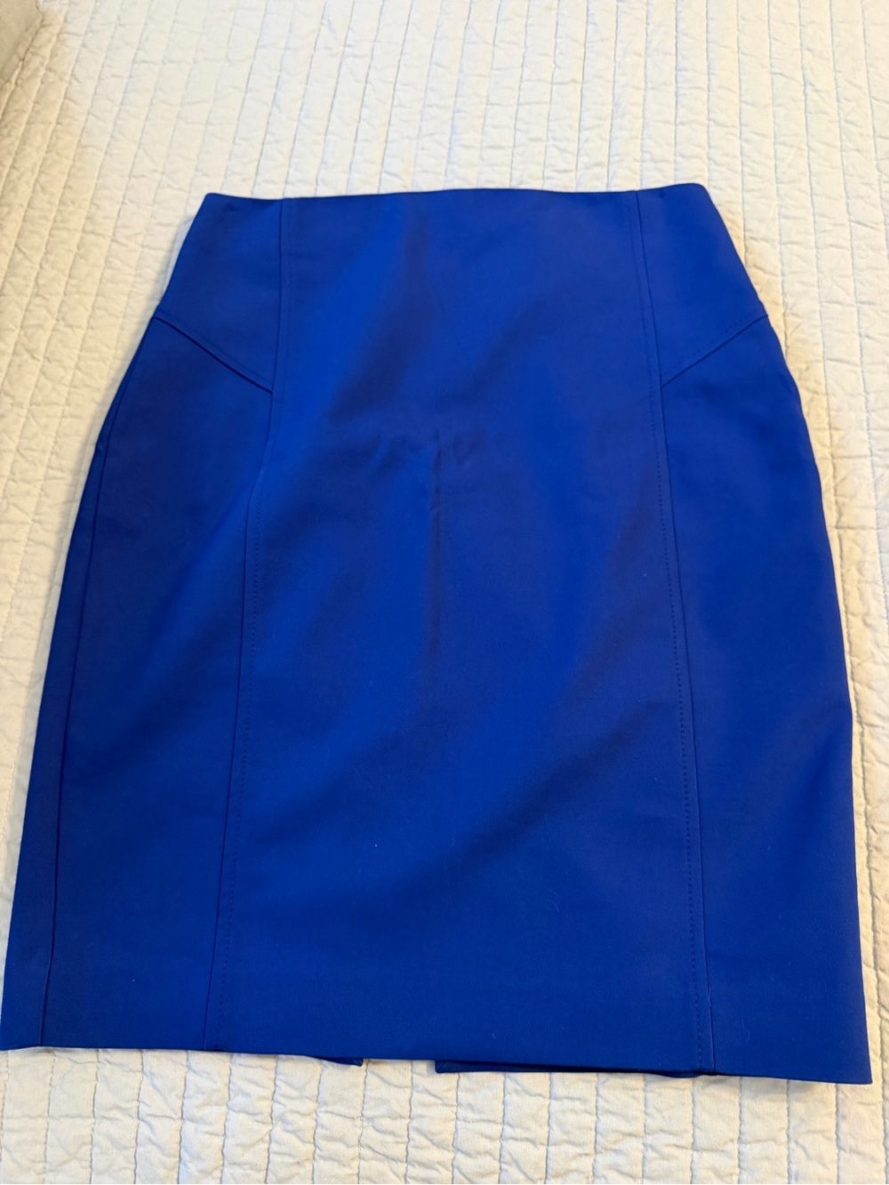 Express Cobalt Blue Pencil Skirt Size 2 Career Office Bodycon